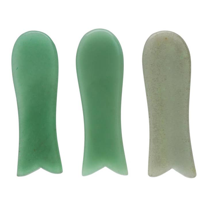 Vives de la Cortada S.L - Wholesale Gua Sha Tool - Gua Sha green quartz fish2