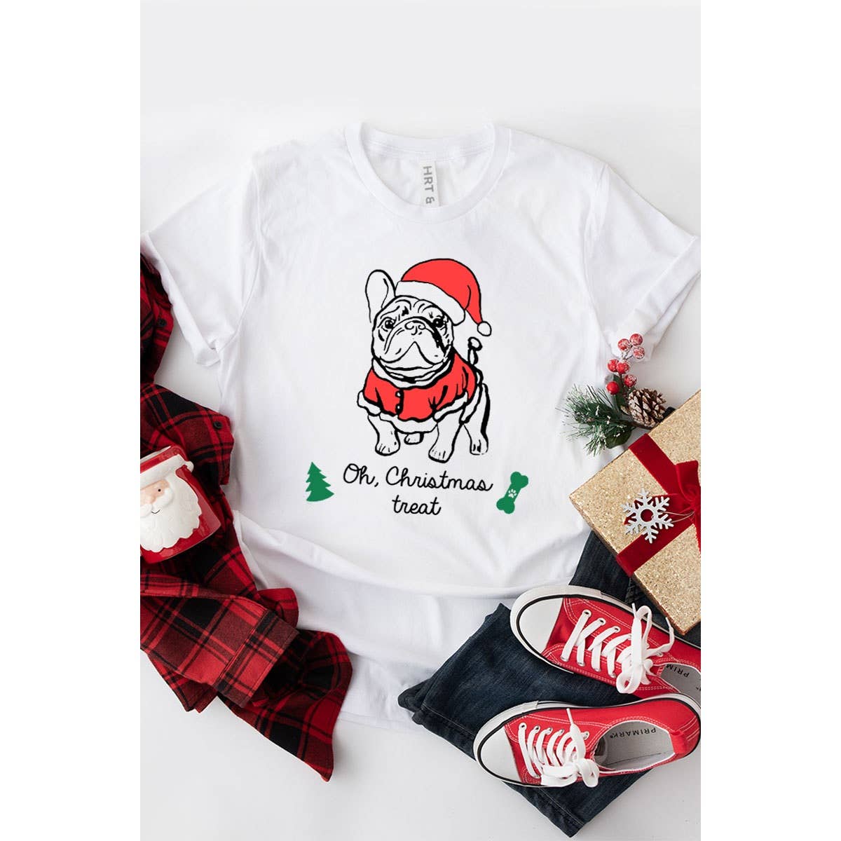 HRTandLUV - Wholesale T-Shirt (Graphic) - Women's - OH CHRISTMAS TREAT MINERAL GRAPHIC TEE4