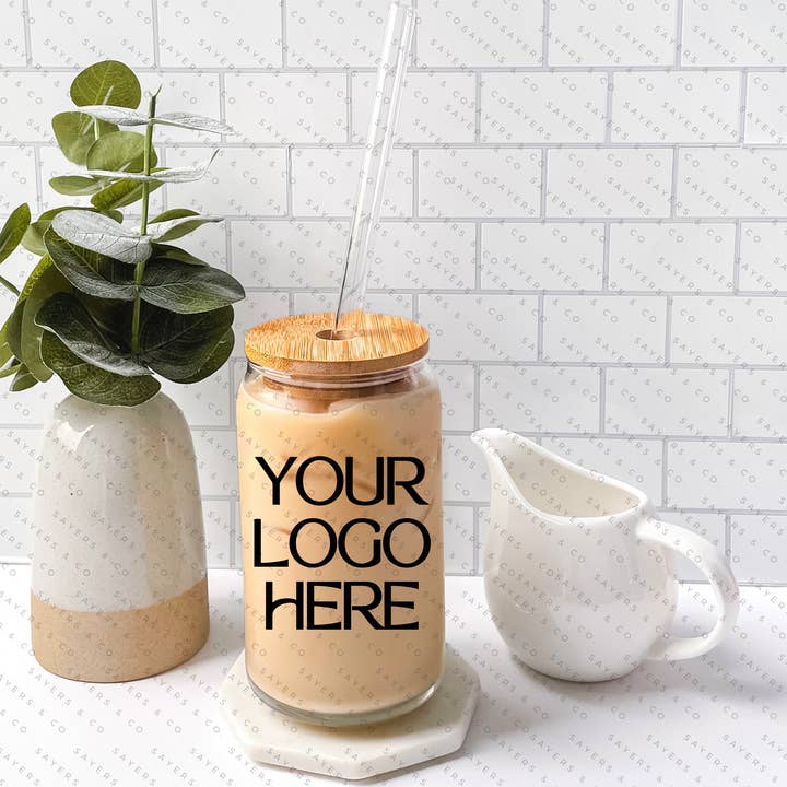 Sayers & Co. - Wholesale Drinking Glass/Cup - 16oz Glass YOUR LOGO Tumbler, Beer Glass2