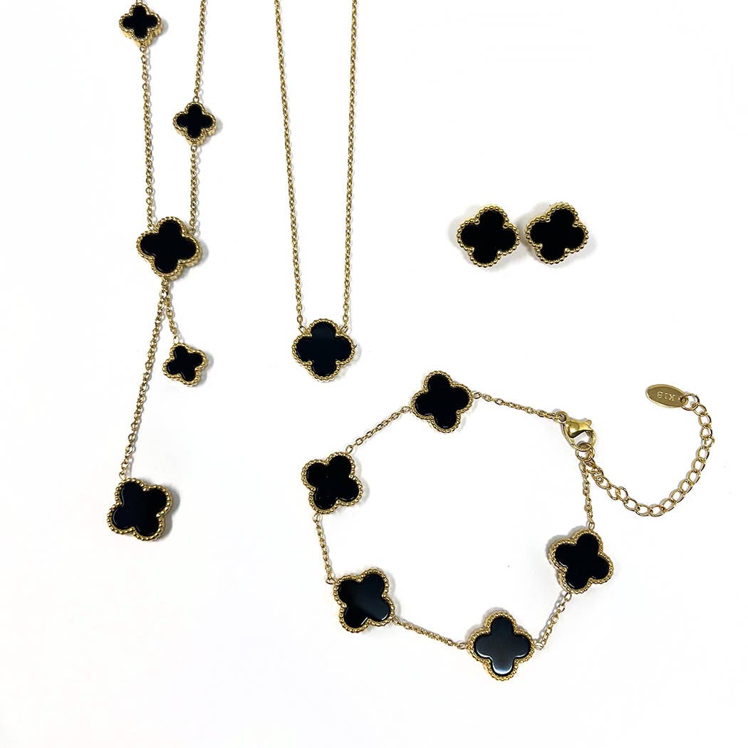 Lovethelinks Ltd - Venta al por mayor Collares con colgantes/abalorios - Collar Trébol1