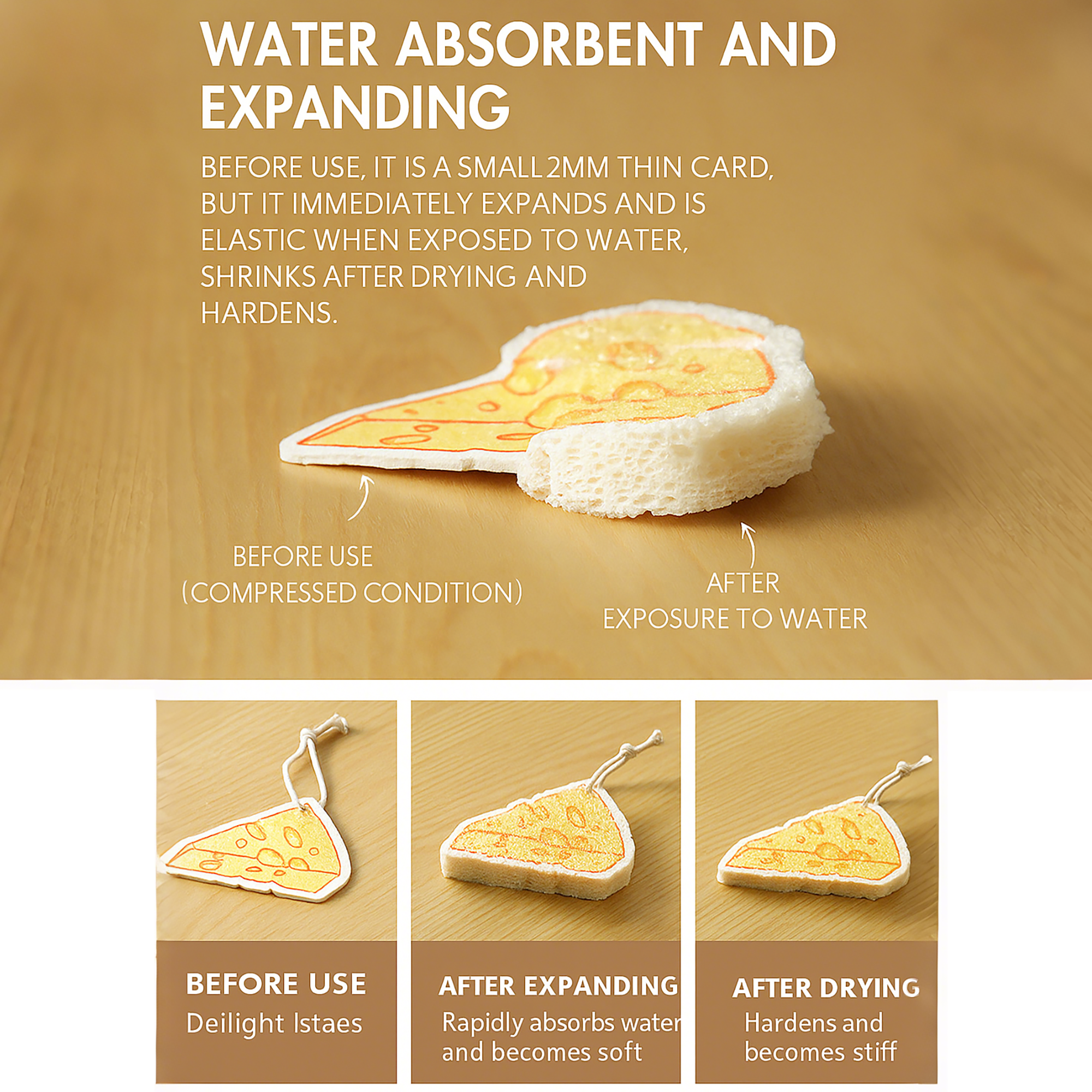 MinoCraft - Wholesale Dishcloth - Wood pulp dish sponge6