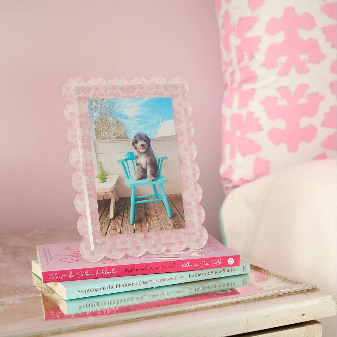 Laura Park Designs - Wholesale Picture frame - Chintz Rose Acrylic Picture Frame1