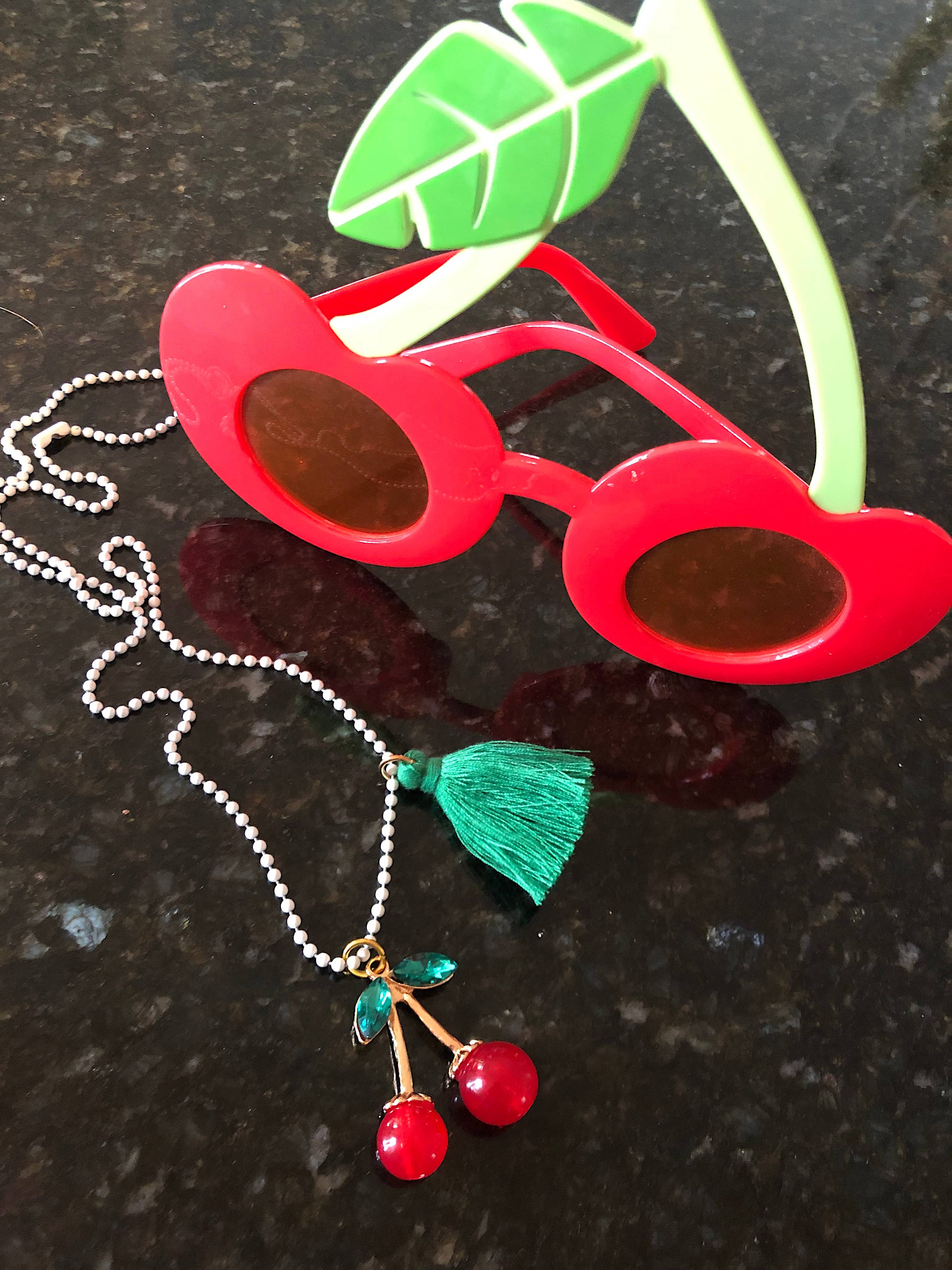 Gunner & Lux – Colar - Crianças por atacado – Colar de Cerejas com Strass6