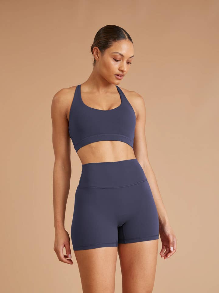 Navy Madison 4" Bike Short (Navy) for wholesale on Faire0