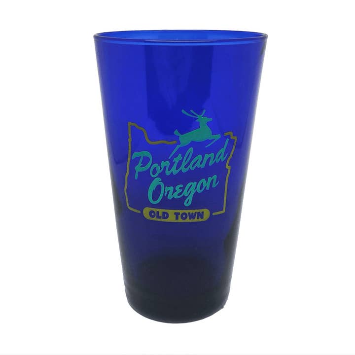 Stag Sign Pint Glass for wholesale by Hello From Oregon