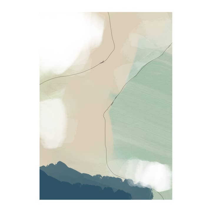 Aqua Abstract 01 for wholesale by Ellisimo