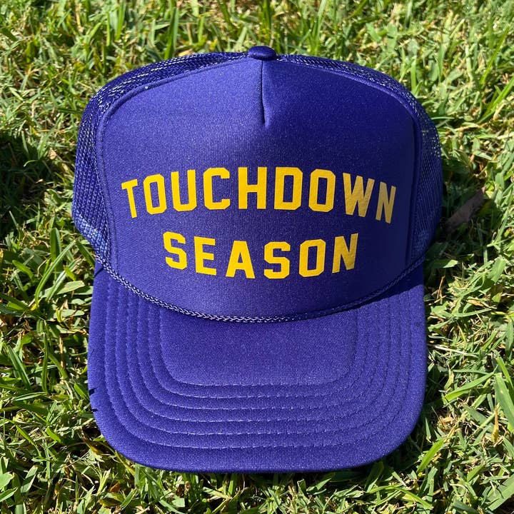 Touchdown Season Trucker Hat | Customize Colors for wholesale by Happi Style