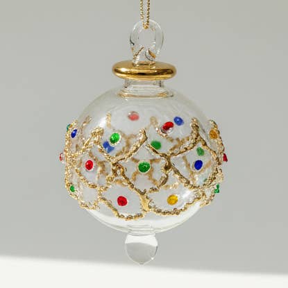 Piccolo ornamento in vetro soffiato - Gemme colorate per la vendita all'ingrosso da parte di Dandarah (Ships from Canada)