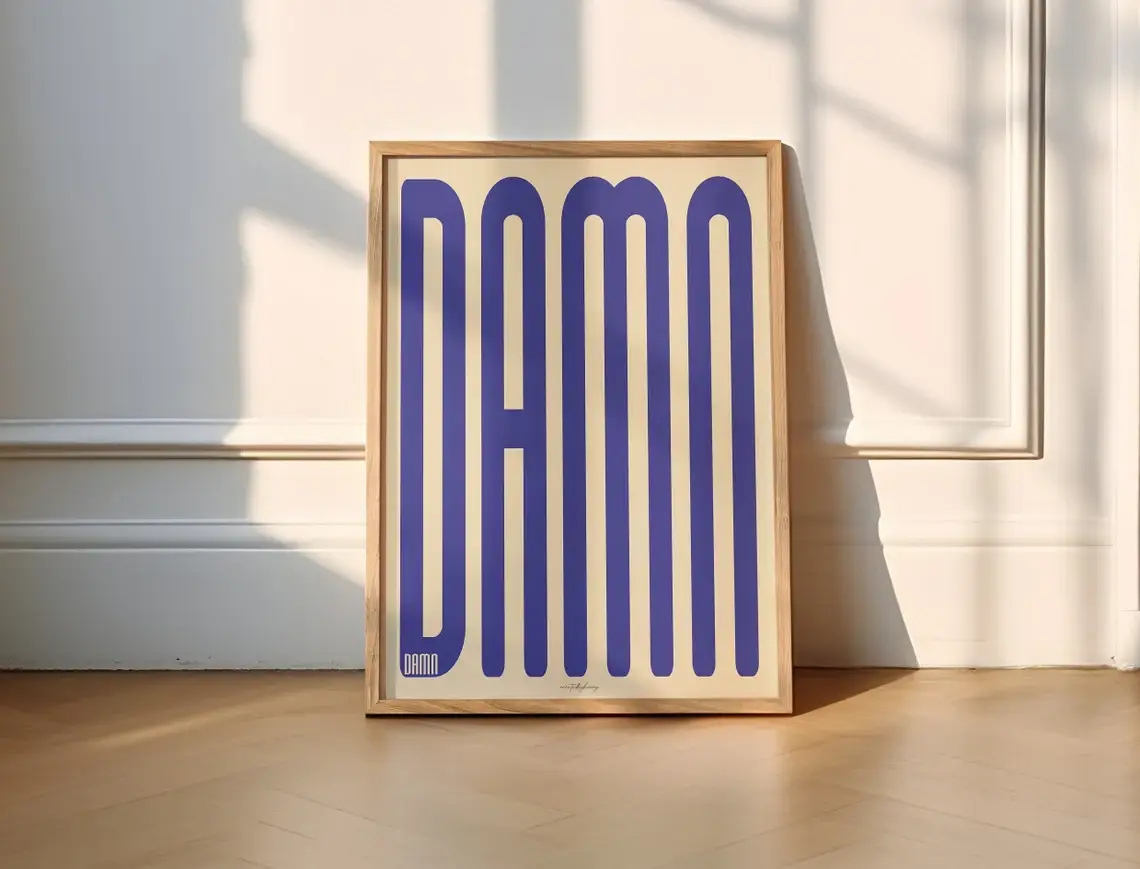 Createdbyharry - Wholesale Art Print - Damn Wall Art Print2