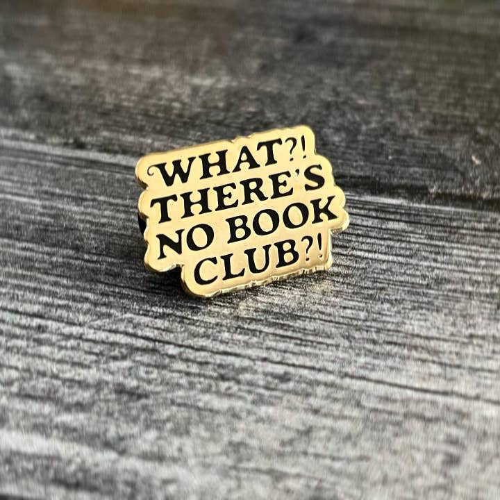 What there’s no book club tv Enamel lapel pin for wholesale by The Silver Spider