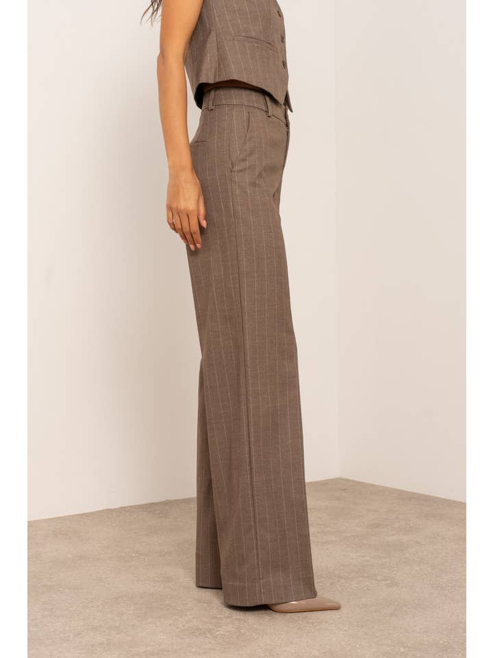 Attentif Paris – wholesale Suit trousers – women's – Pinstripe tailored trousers2