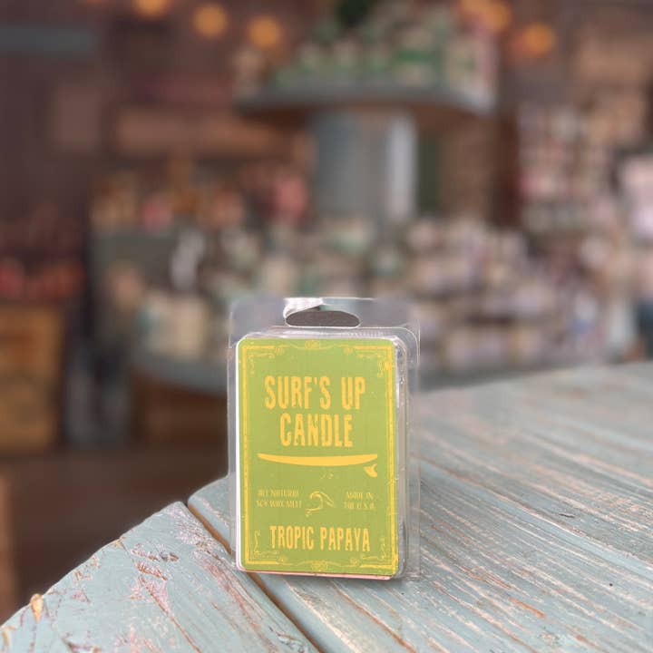 Surfs Up Candle - Wholesale Jar/Filled Candle - Tropic Papaya Mason Jar Candle - Original Collection4