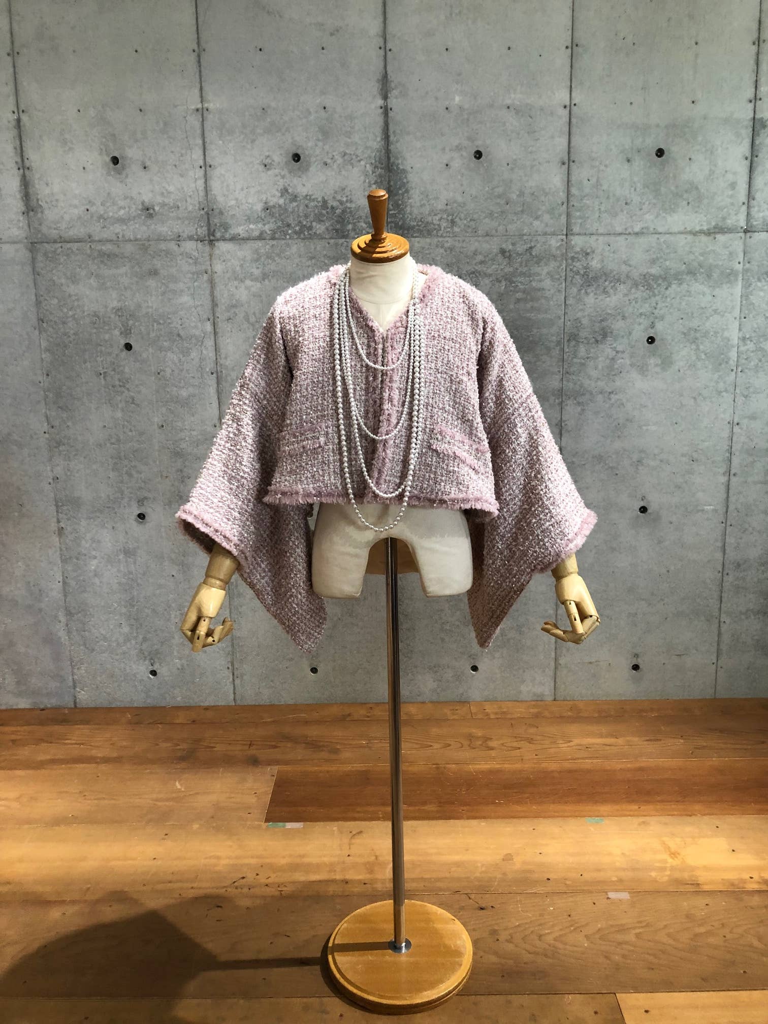 KOTO - Wholesale Jacket - Women's - KOTO　original tweed HAORI Jacket Black5