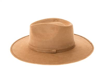 DNMC - Wholesale Fedora - Women's - Stiff Brim Rancher Hat - Premium Vegan Suede - 12+ Colors!5