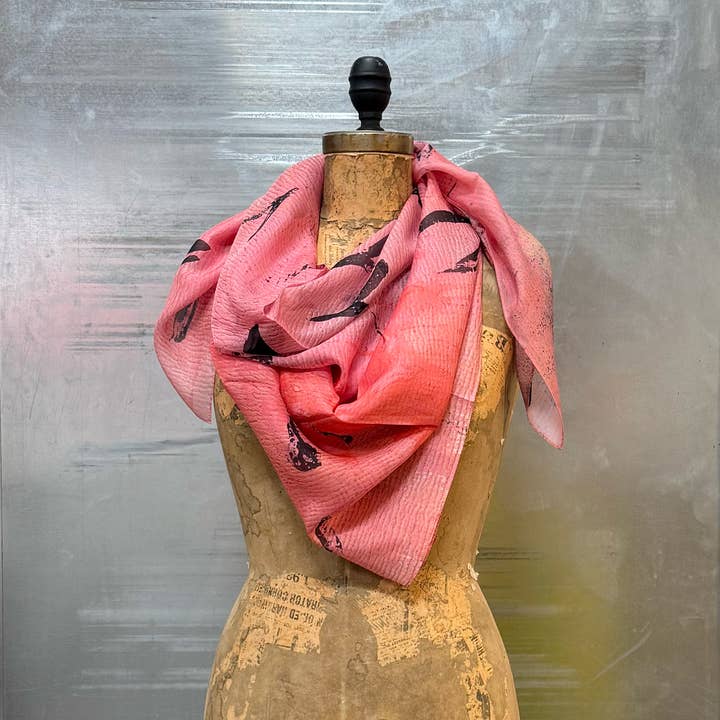 Take Flight Scarf for wholesale by fraiche arts