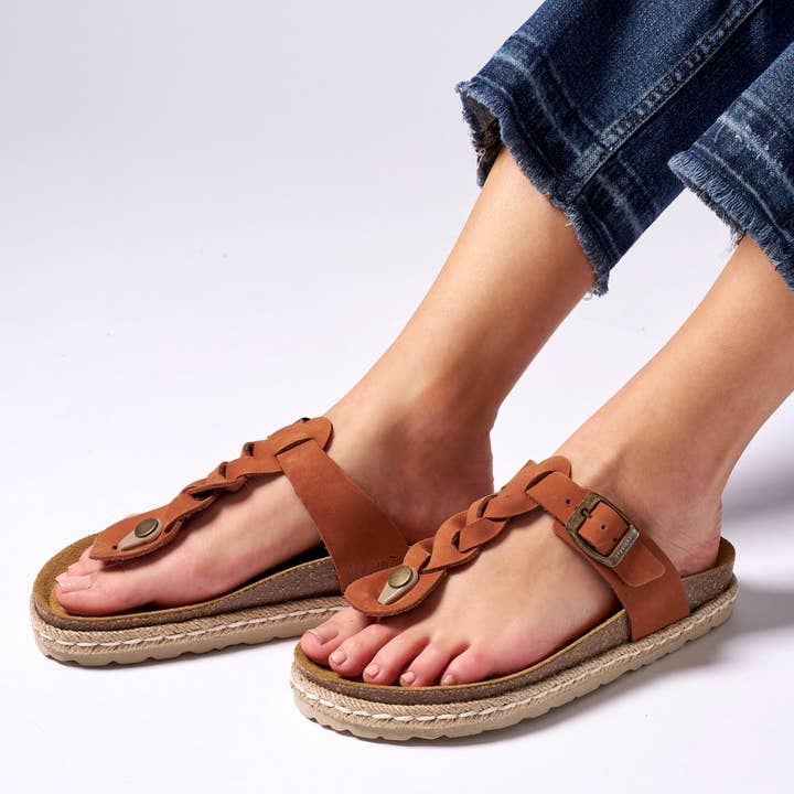 Ciabatta marrone - Art.MD2303 per la vendita all'ingrosso da parte di Mandél