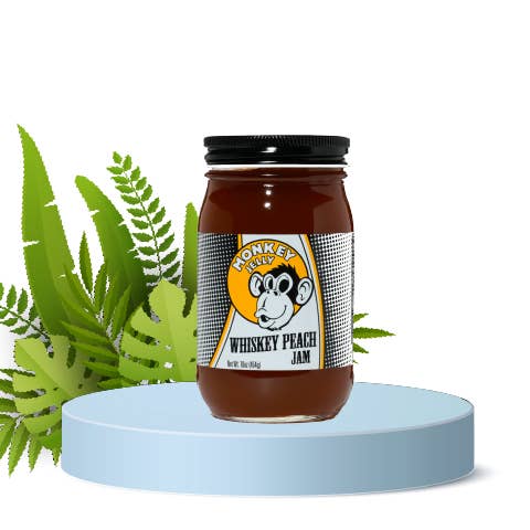 Peach Jam for wholesale by Monkey Salsa and Jams