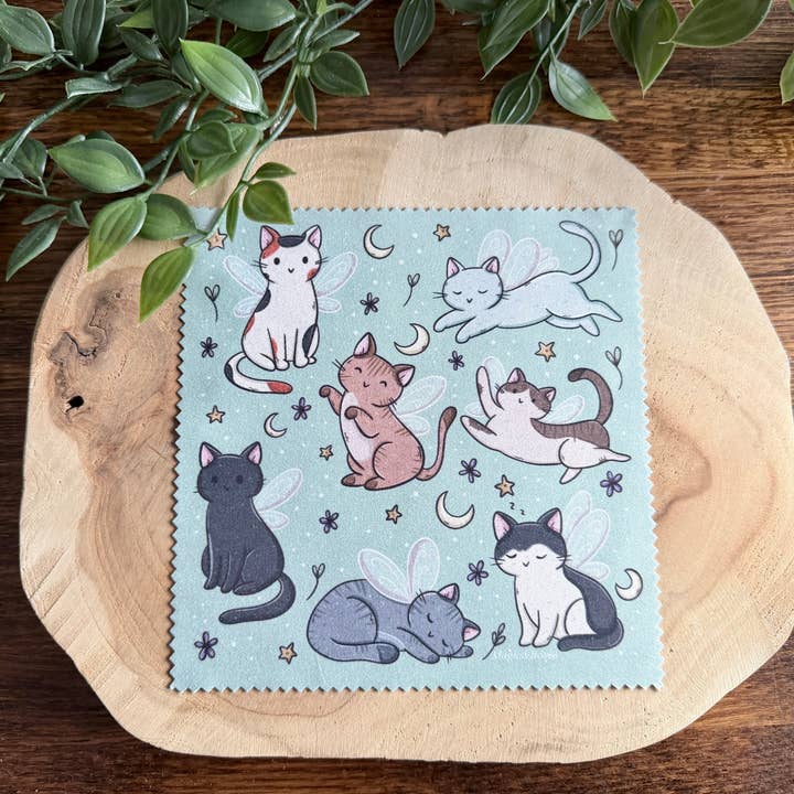 Fairy Cats schoonmaakdoek voor wholesale door Magic&Books