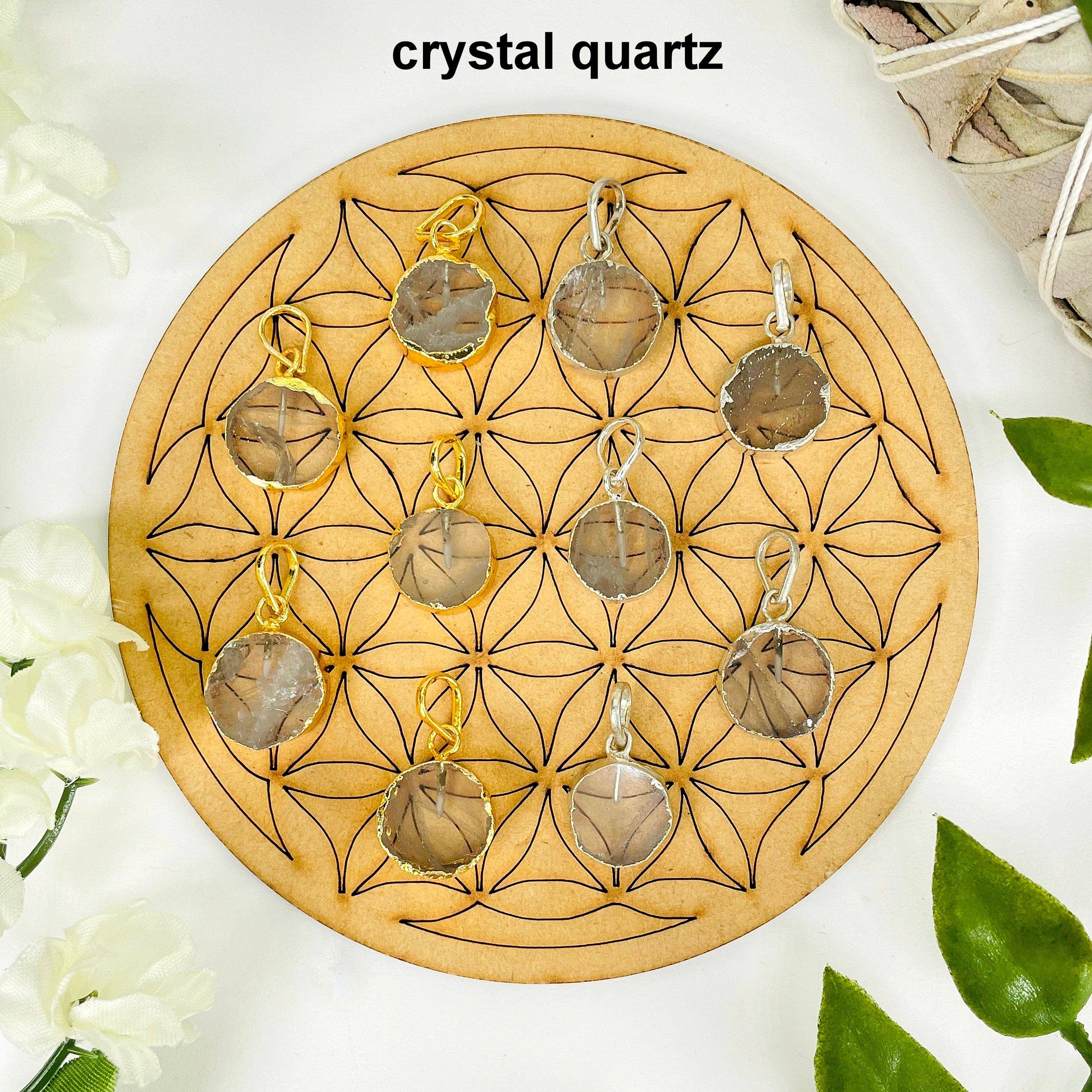 Rock Paradise – Pendente/pingente individual por atacado – Pingentes Pedras de Cristal0