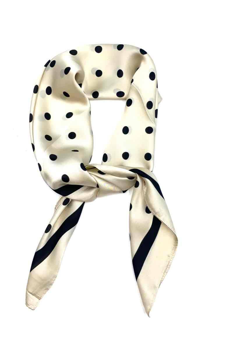 LINETA - Wholesale Head Scarf - Women's - D-23/D-204 Square scarf silk touch 70x702