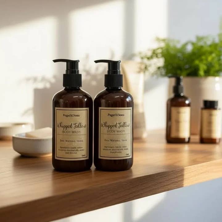 Pagel & Sons - Wholesale Body Wash/Shower Gel - Tallow Body Wash; Grassfed beef tallow shower gel5