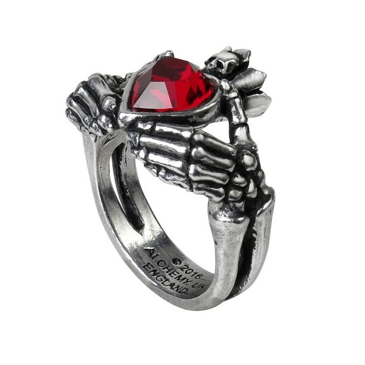 Alchemy Of England (Alchemy USA Distributor) - Wholesale Cocktail/Statement Ring - Claddagh By Night (Ring)2