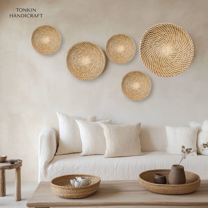 Tonkin Handicraft - Wholesale Wall Accent - Wall Basket 7