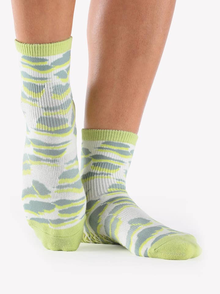 Dames Sam Enkel Grip Sokken – Antislip Katoenmix voor Pilates & Barre voor wholesale door Pointe Studio