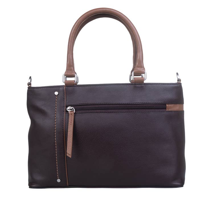 Sac à main Orta Double Zip pour la vente par Mala Leather