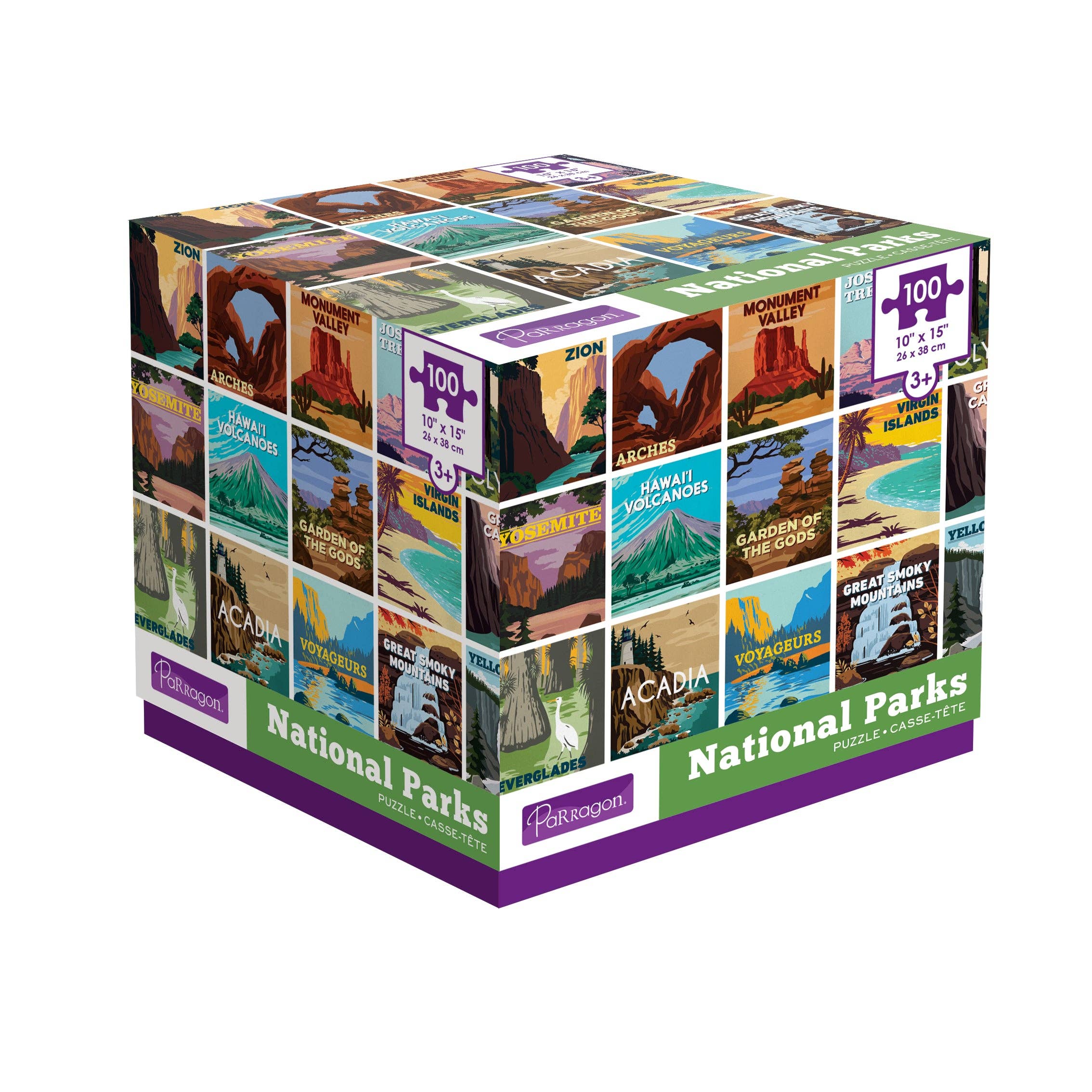 Cottage Door Press - Wholesale Puzzle - Adult - National Parks 100 Piece Adult Puzzle1