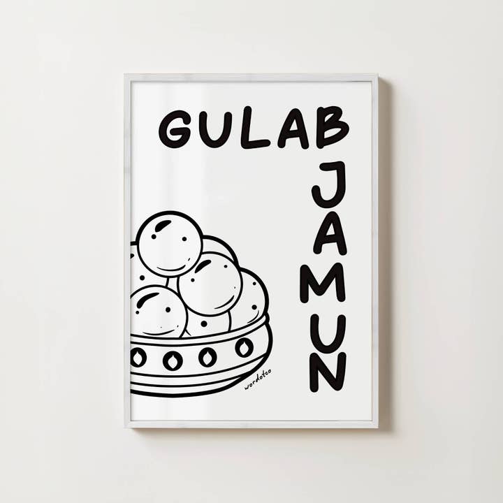 Wordotco - Wholesale Art print - GULAB JAMUN PRINT3