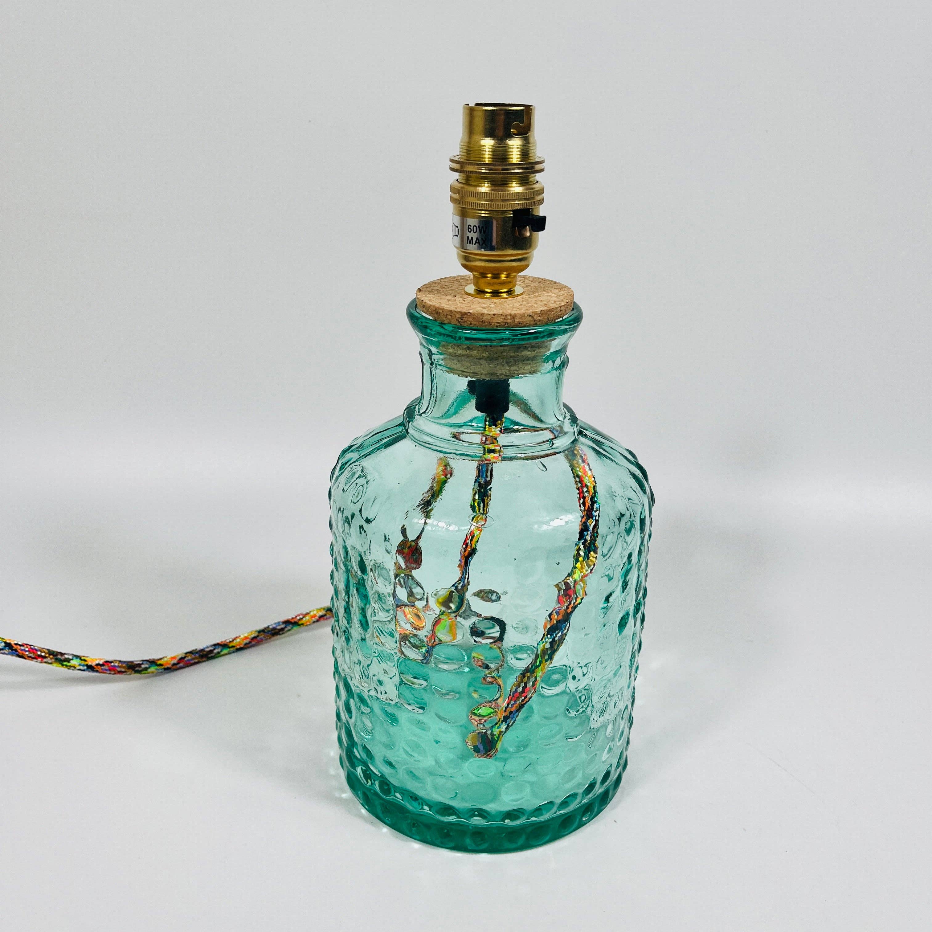 Jarapa - Wholesale Accent/Desk Lamp - Recycled Glass Bubble Lamp 26cm0