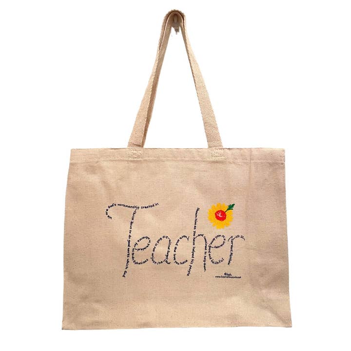 Teacher Tote Bag for wholesale by Inspirational Arts - Faith-inspired Christian gifts