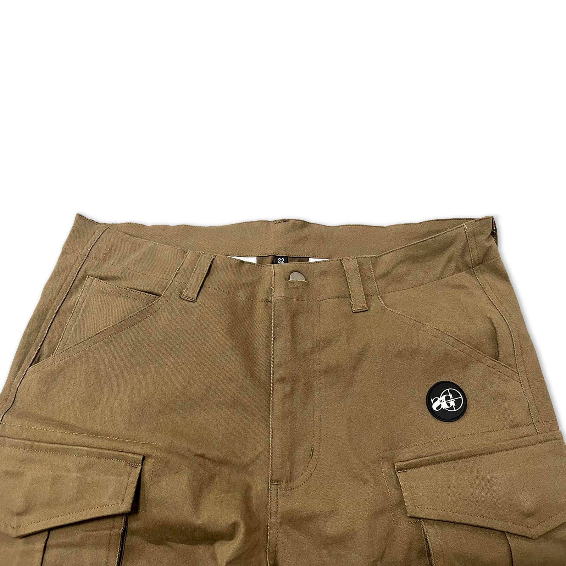 Sniper Gang Apparel - Wholesale Pants - Men's - Sniper Cargo Pants (Khaki)2