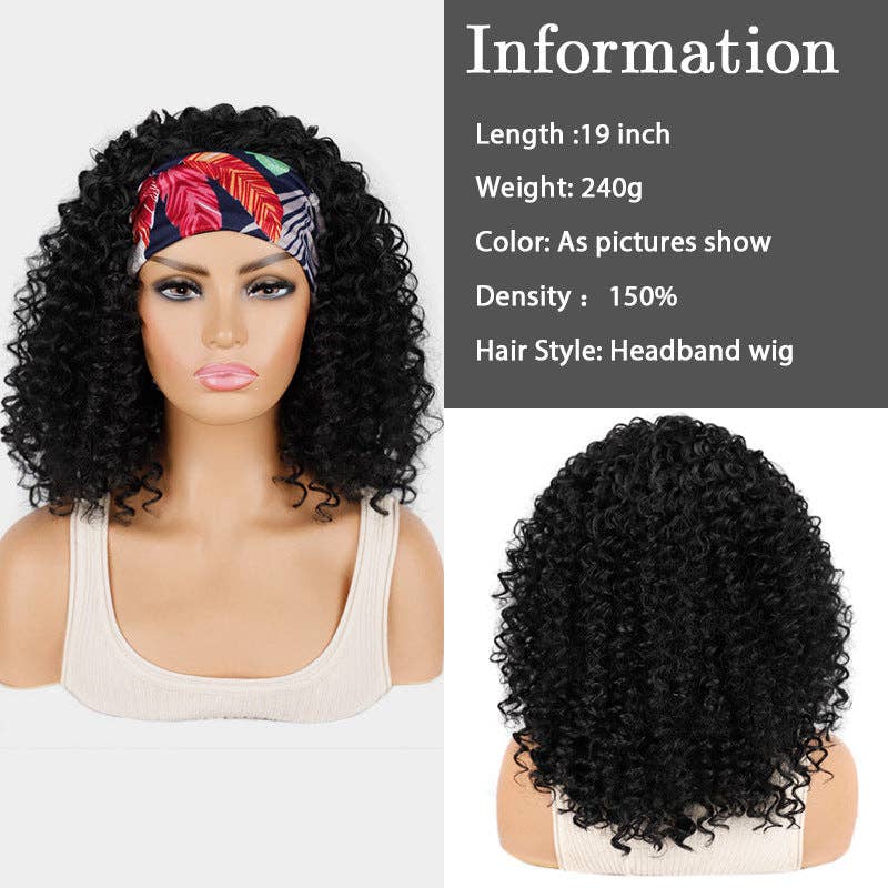 1# Kort syntetperuk med kinky lockig pannband – bob-frisyr för svarta kvinnor för wholesale på Faire2