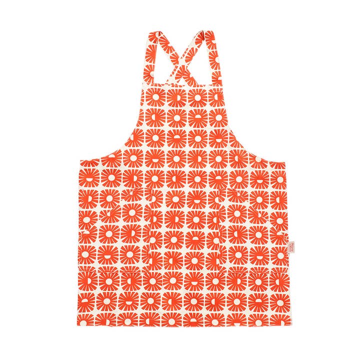 Pinny Schort Sunshine Persimmon voor wholesale door Skinny laMinx