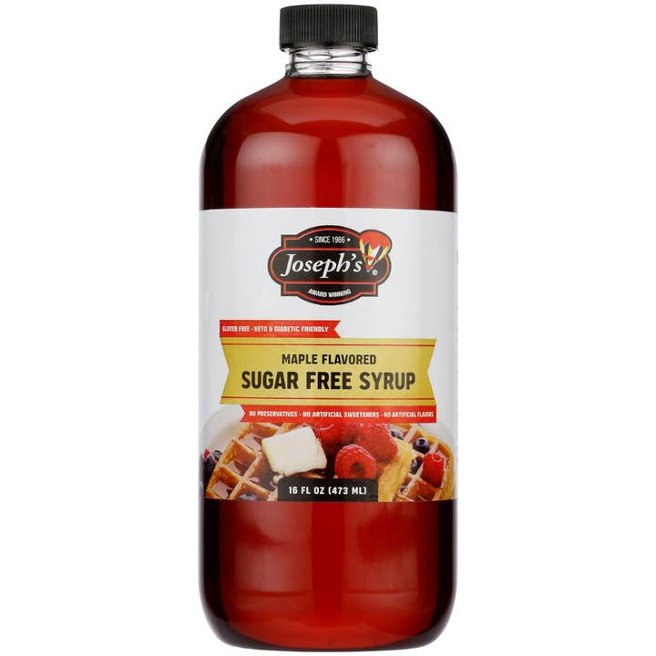 Xarope Sem Açúcar Joseph's, Garrafa de Plástico 16 oz por atacado de Joseph's Sugar Free