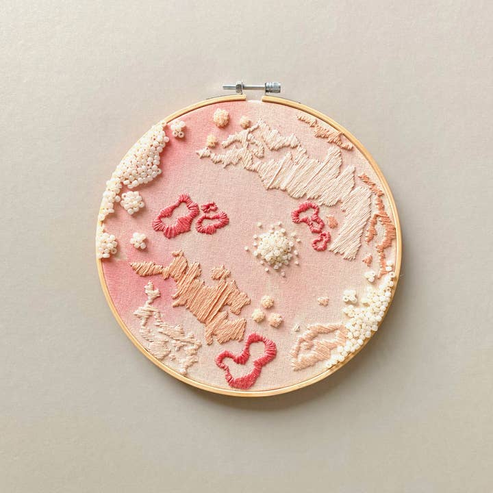 Elora Studio - Wholesale Embroidery/cross-stitch supplies - Peach Skies DIY Kit2