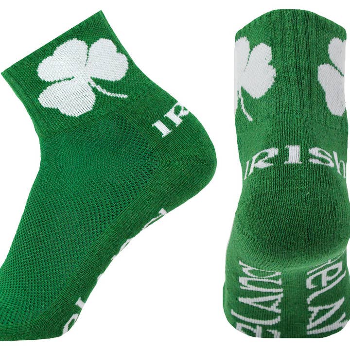 Chaussettes Irish Green Quarter pour la vente par Donegal Bay