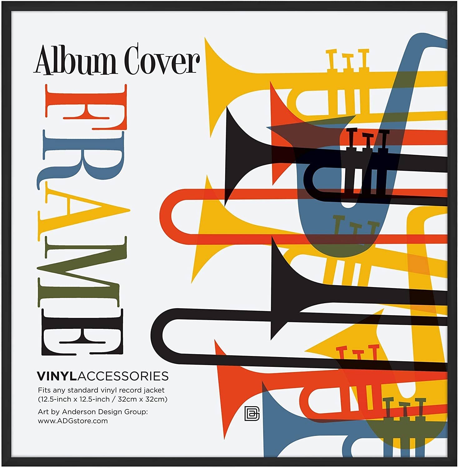 Black Americanflat Aluminum Album Frame for wholesale on Faire18