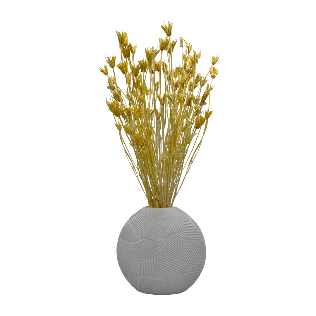 2626 Designs - Wholesale Dried/Pressed Flowers - Dried Octagon Flower, Nigella Orientalis-Love in a Mist, 24"1