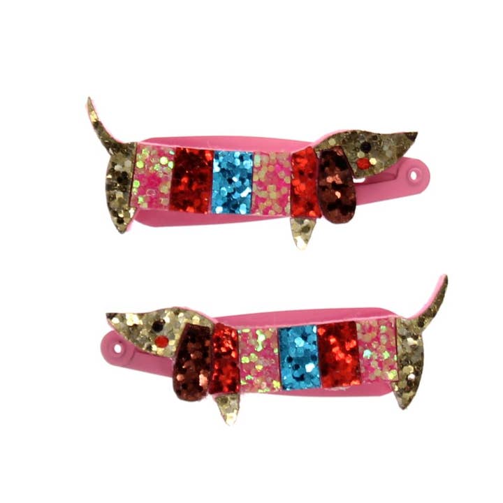 Bobangles - Wholesale Hair clip – Child - Rex London Hair Clips - Sausage Dog1