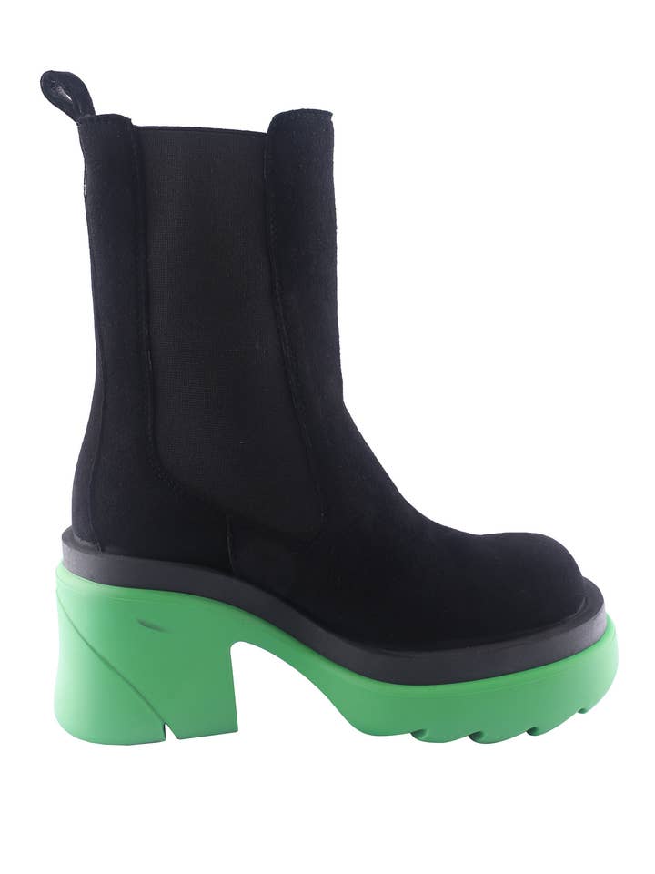 BLACK Green D.MoRo Wanpra Women Chelsea Boots for wholesale on Faire