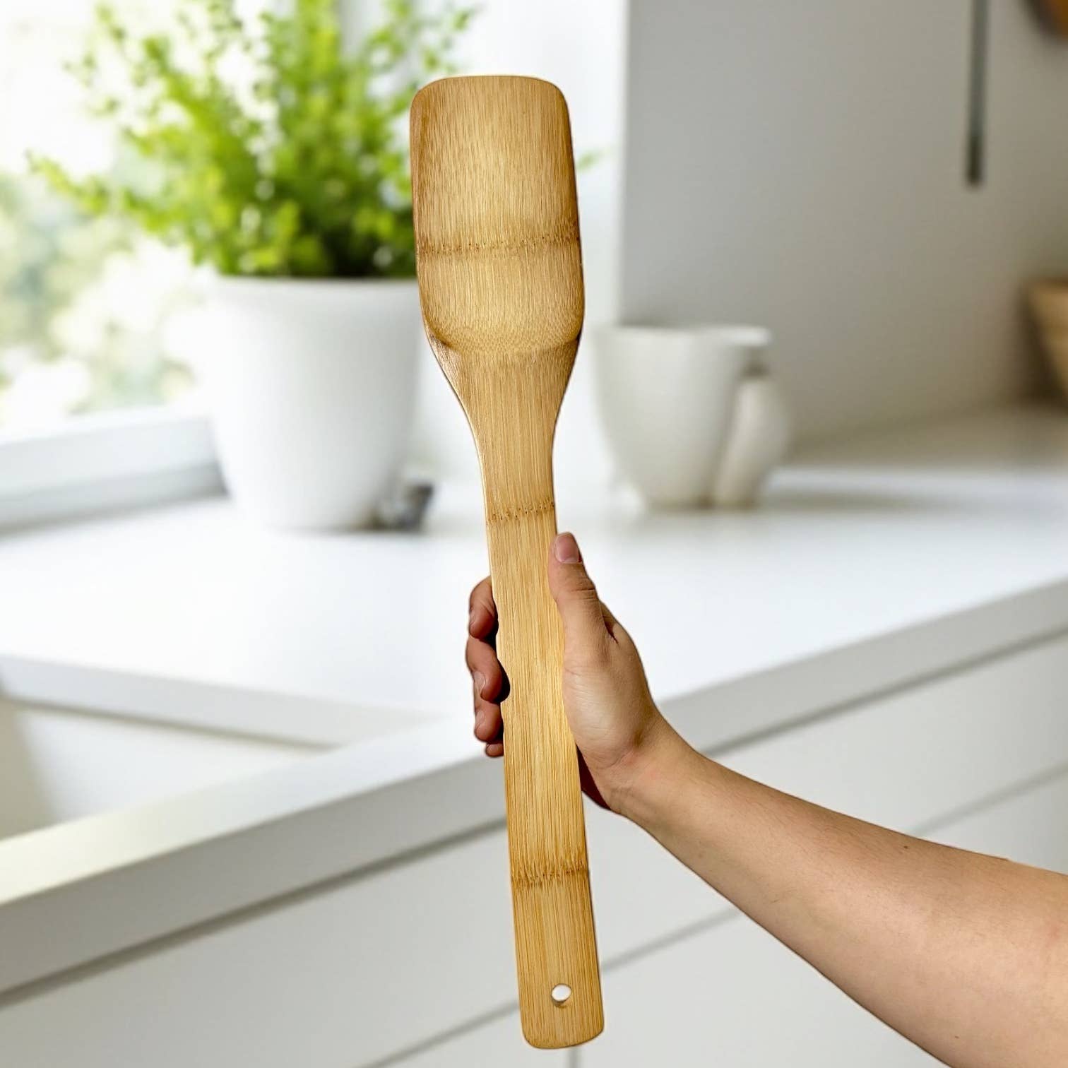 Bamboo Switch - Wholesale Spatula/Turner - XL Bamboo Grilling Serving Spatula 0