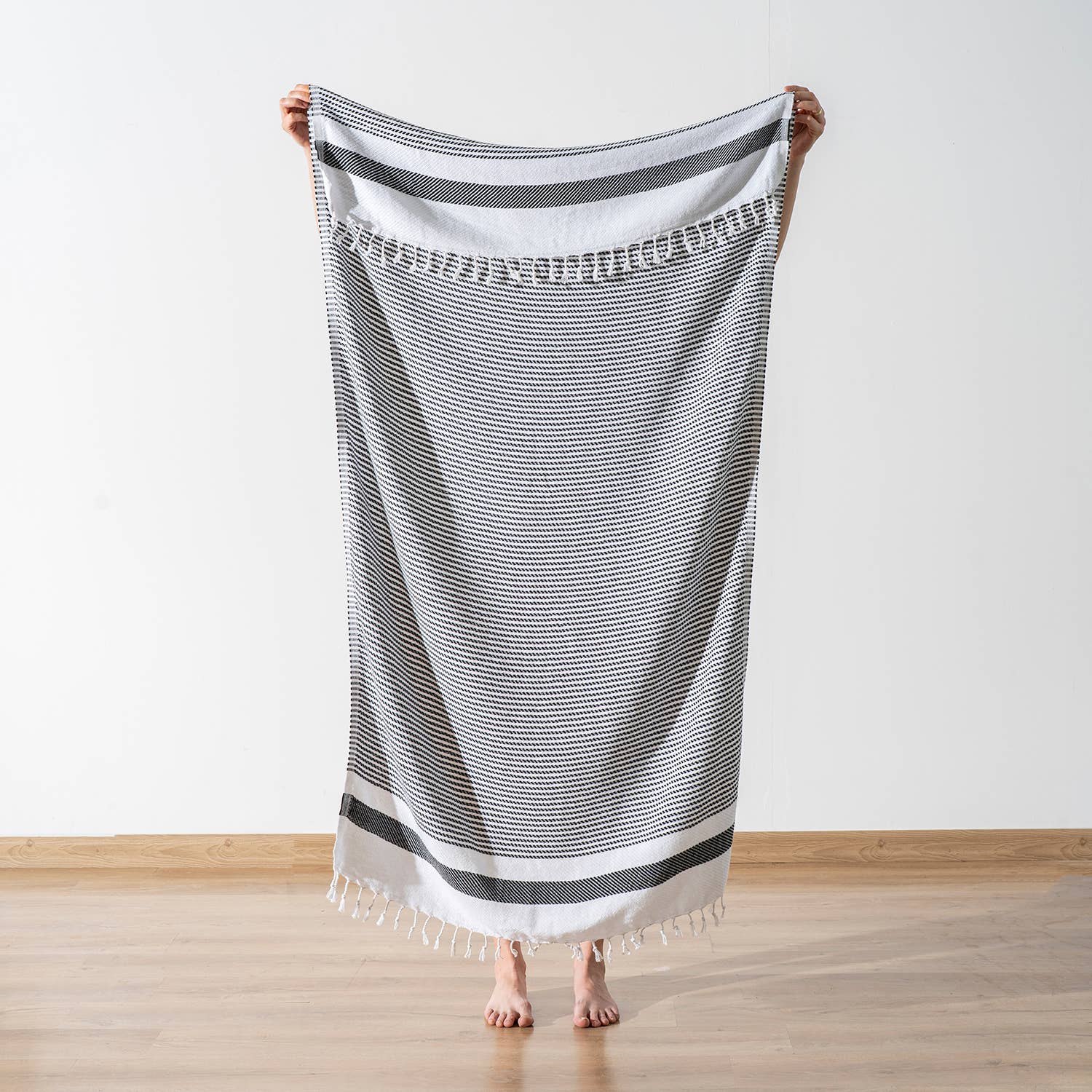 Kikoya - Vendita all'ingrosso Telo mare - Asciugamano da spiaggia turco Pestemal Hammam Fouta ad asciugatura rapida per piscina6