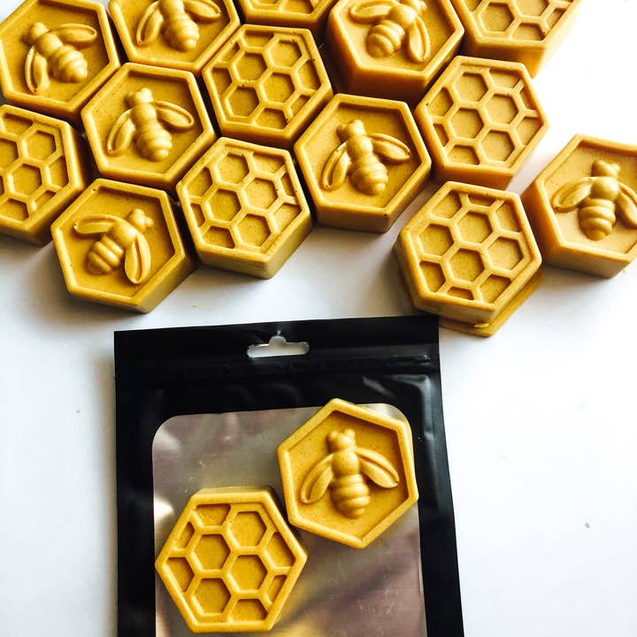 Subtle & Wild - Wholesale Bar Soap - Unlabeled 10 Turmeric Scrubbies|Turmeric Scrub Bar1