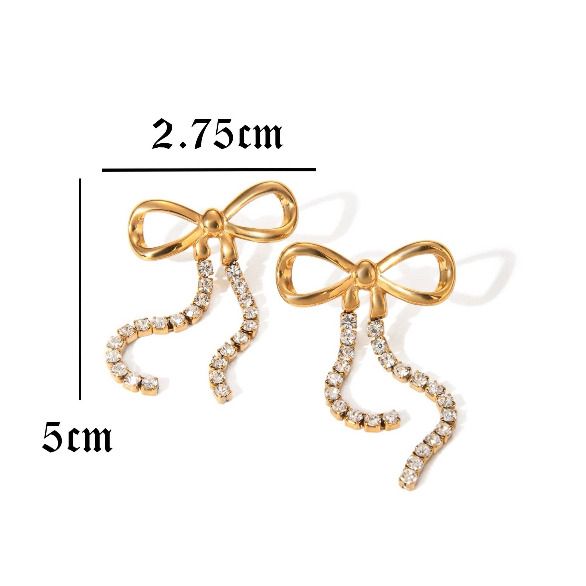 Kismet Showroom - Wholesale Dangle Earrings - Girlie Bow Dangle Earrings4