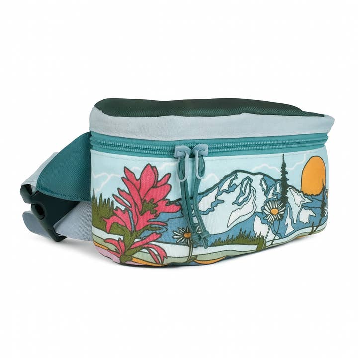 Mount Rainier National Park Hip Pack for wholesale by Oso Supply Co