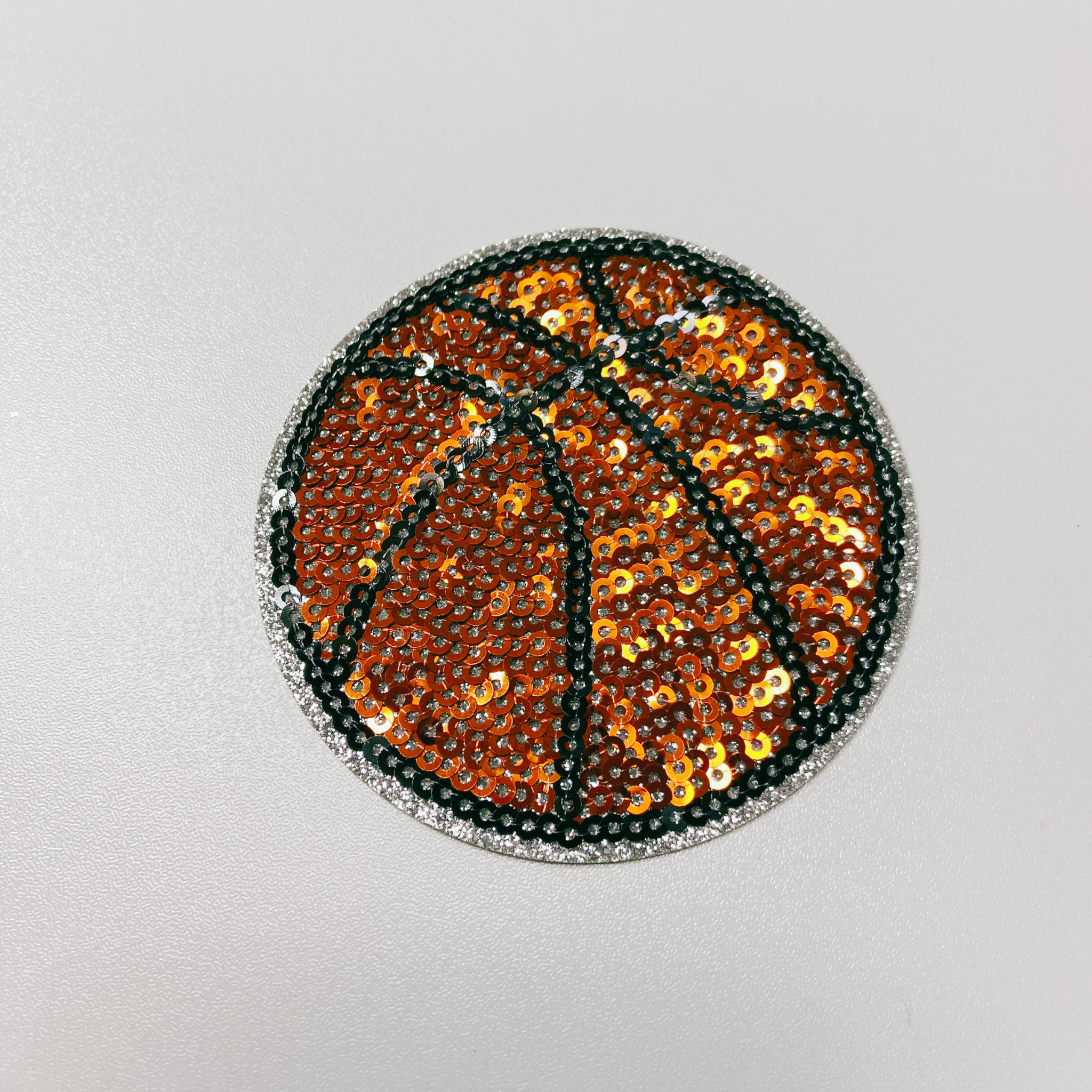 TEELUX - Wholesale Patch - 3" inch sequin Sports (Basketball, Soccer, Baseball, Volleyball, Softball) -  Sequin Hat Patch0