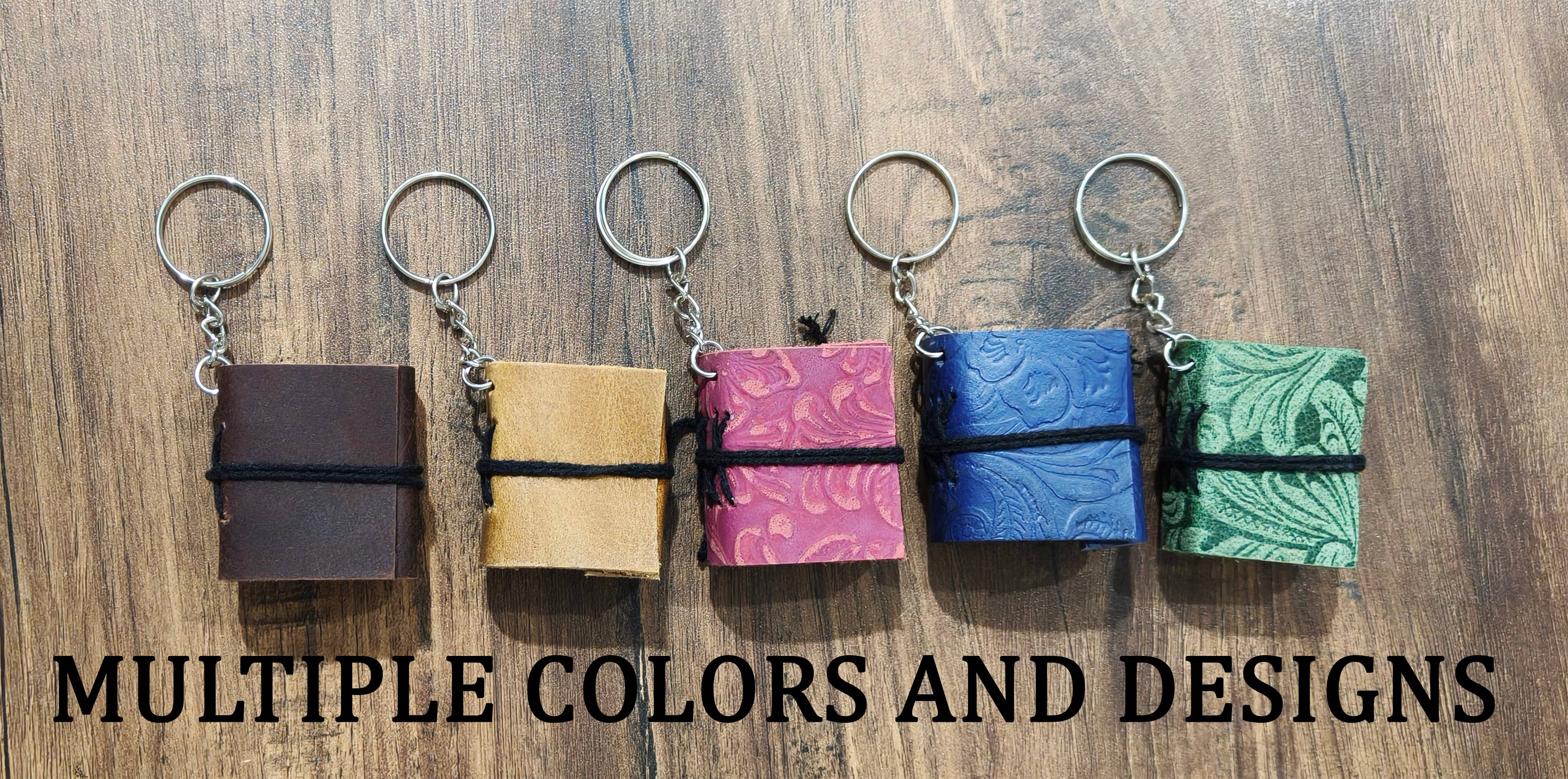 Billion Brothers - Vendita all'ingrosso Portachiavi - Unisex - Portachiavi con Mini Diario in Pelle Migliori Piccoli Regali2